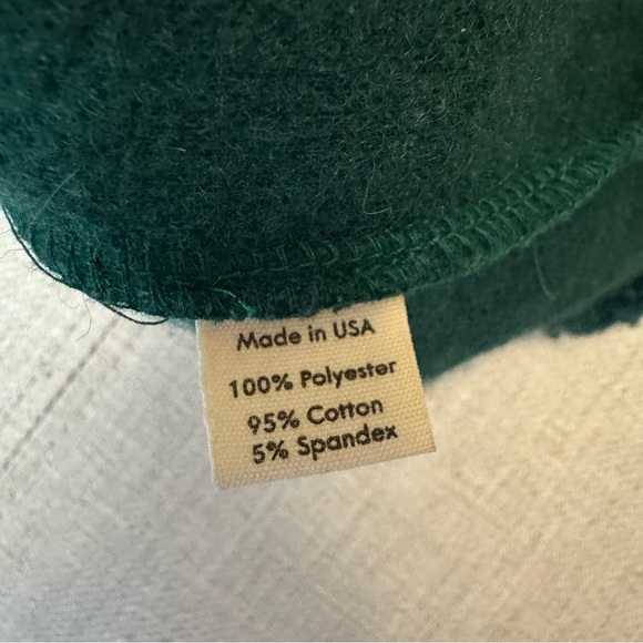 DONNI. Curly Half Zip Pullover in Green S - Picture 8 of 9